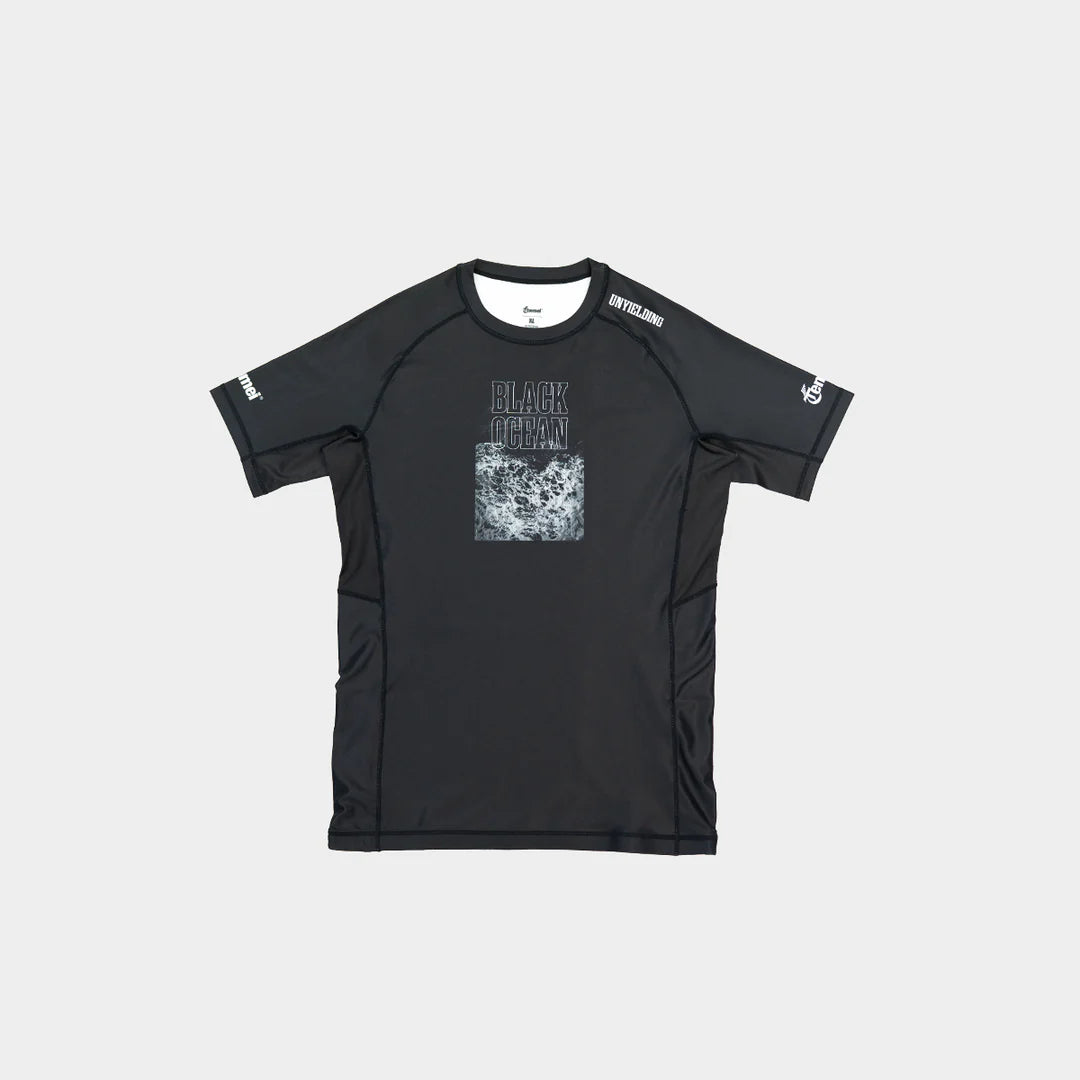 【中古・未使用品】Tenmei Original Paisley Rash Guard Short Sleeve ラッシュガード L メンズ 格闘技 中古・未使用品】Tenmei Original Paisley Rash Guard Short