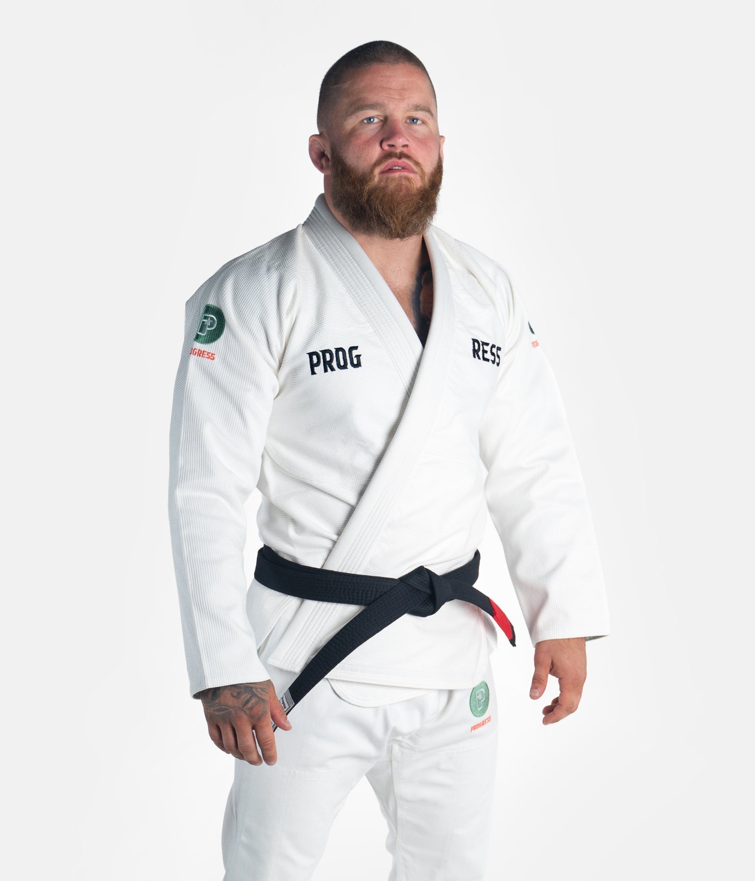 年末のプロモーション特価！ The / Jitsu Jiu Progress Panther White 柔術衣 スポーツ・フィットネス