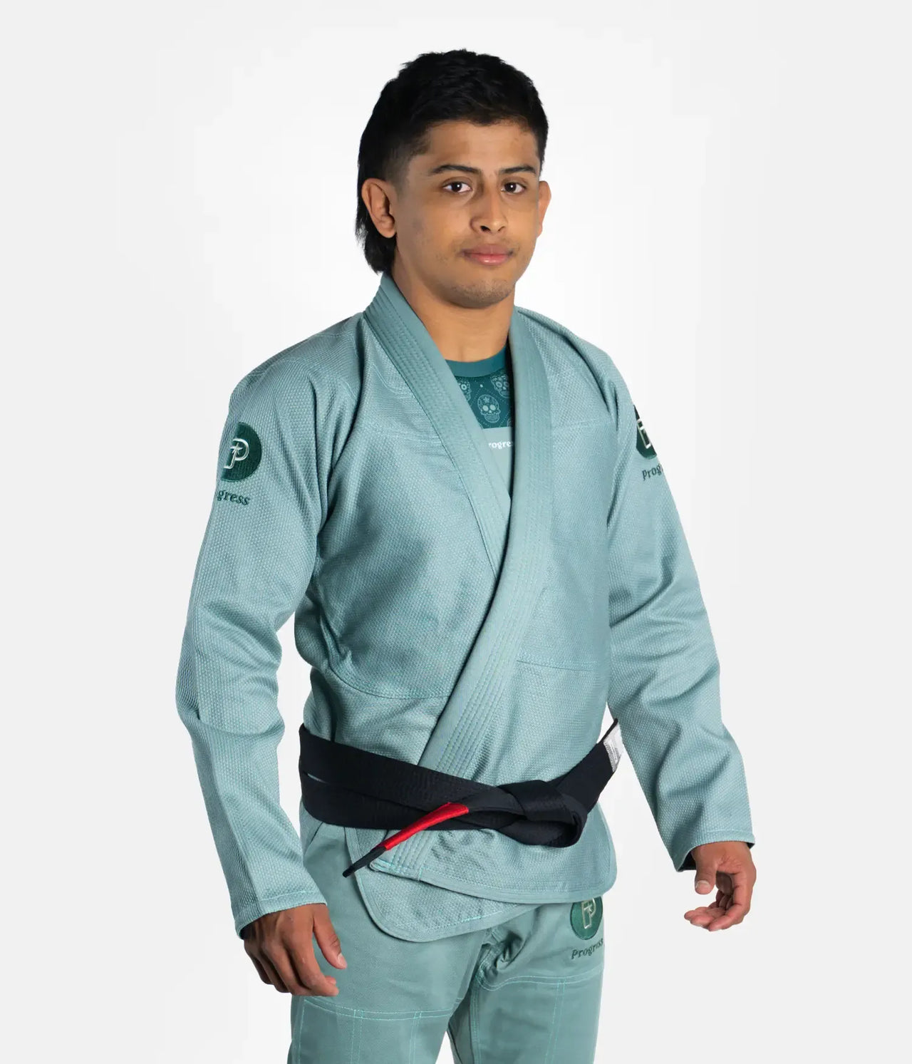 ☆BJJ柔術 　新品柔術衣　柔術着　オリーヴグリーンA0 JHOOD 柔術衣 A0 ホワイト×ミントグリーン