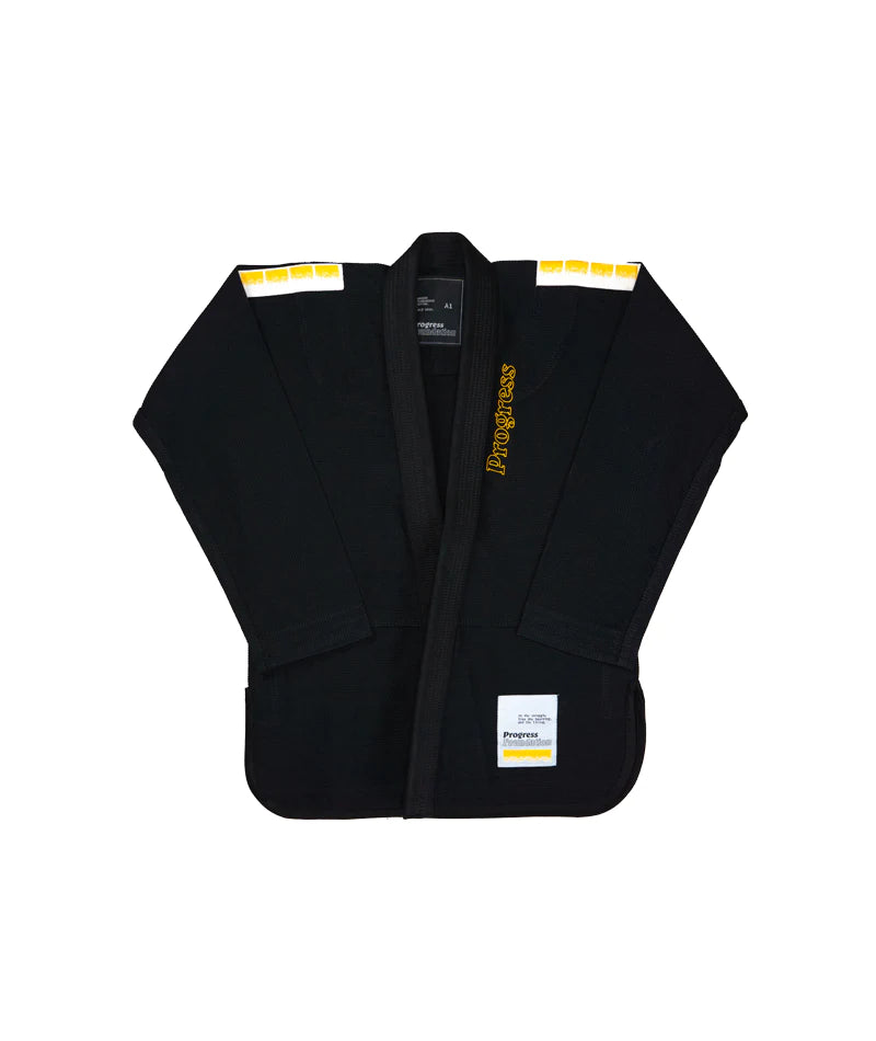 【お取寄せ商品】Progress Jiu Jitsu /   Ladies Foundation Three 柔術衣 Black 白帯付き