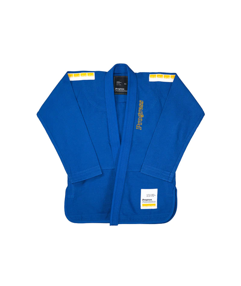 【お取寄せ商品】Progress Jiu Jitsu /  Ladies Foundation Three 柔術衣 Blue 白帯付き