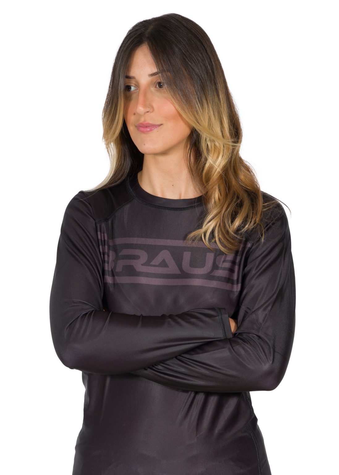 BRAUS / WOMEN’S RANKED ラッシュガード Black 長袖