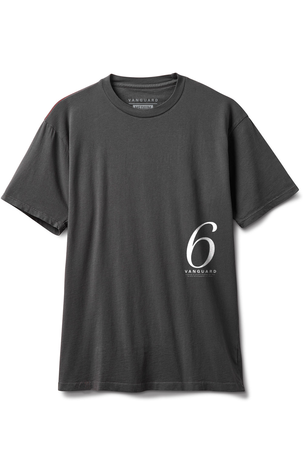 【受注生産】VANGUARD / VG 6TH YEAR ANNIVERSARY Tシャツ - GRAPHITE