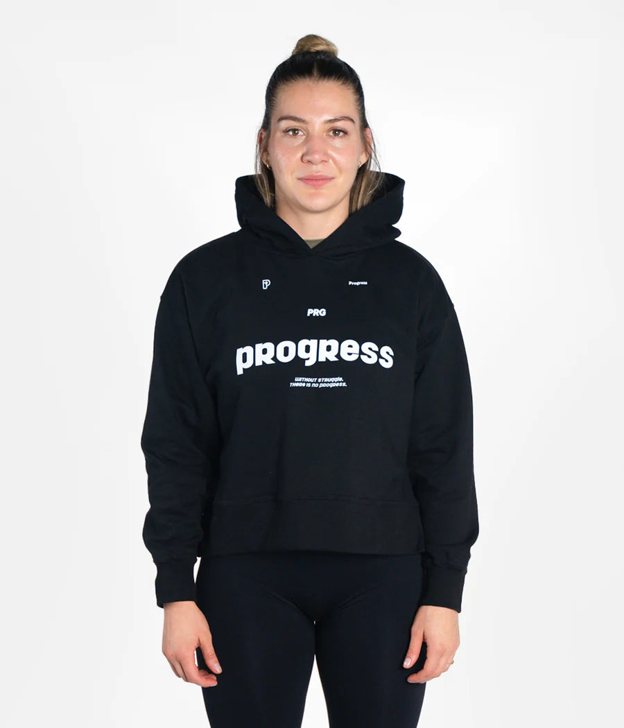 Progress Jiu Jitsu / PRG Women’s Vital Cropped Hoodie - Black