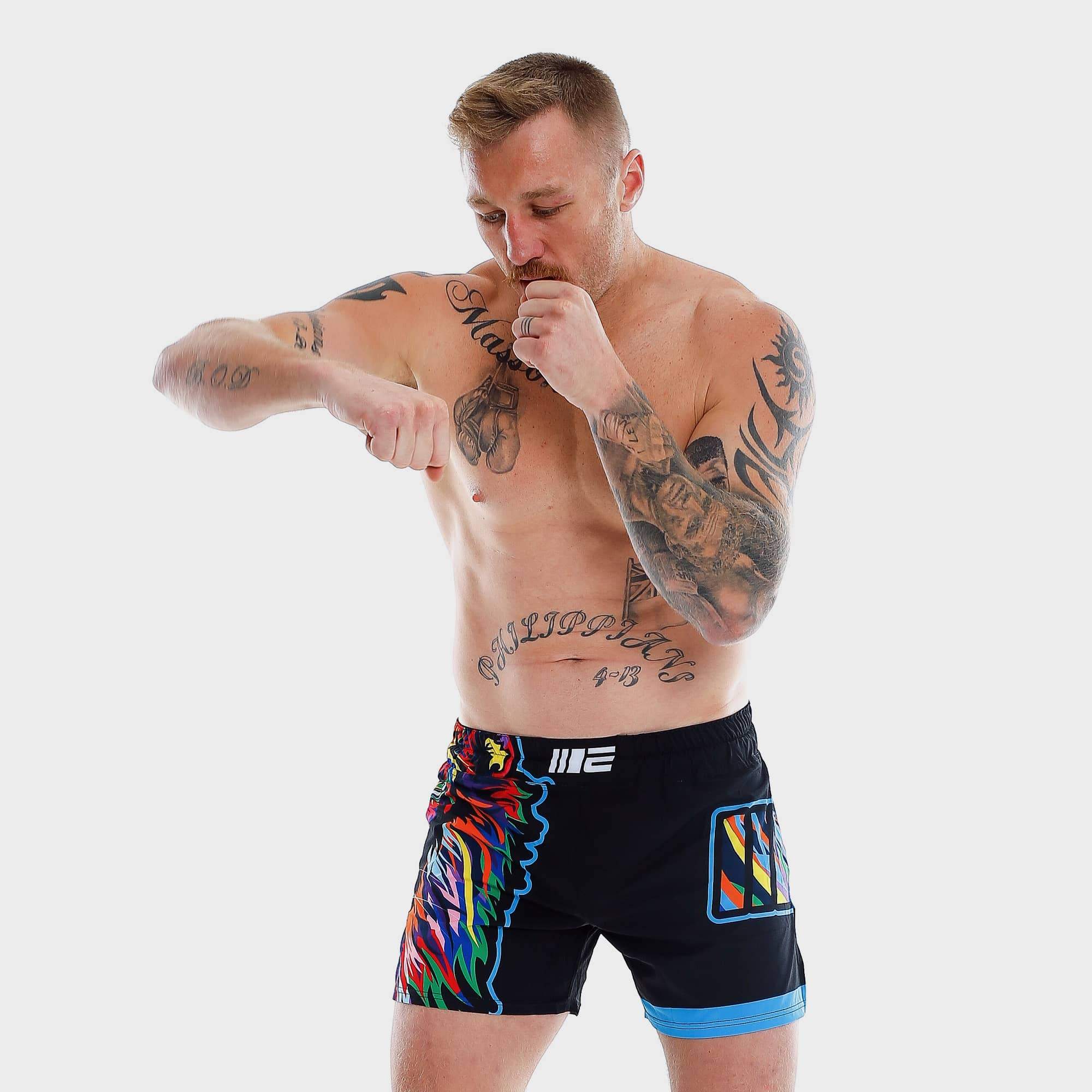 ENGAGE / HIGHER LION MMA HYBRID SHORTS - ファイトショーツ